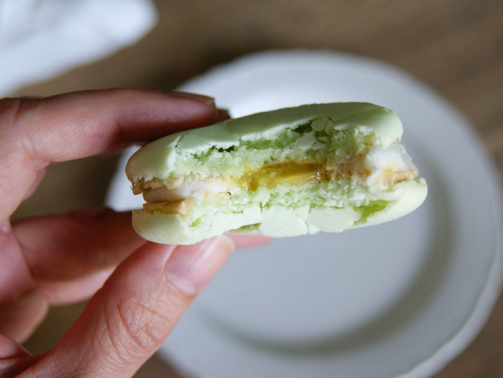 Lime Macarons
