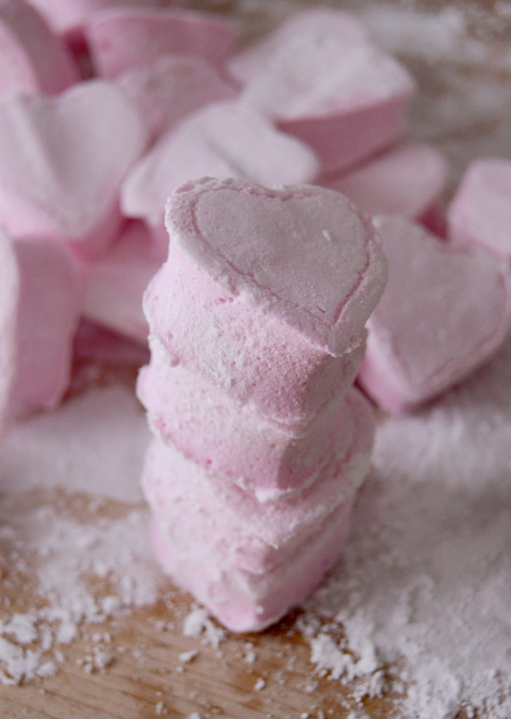 The Best Homemade Pink Strawberries & Champagne Marshmallows • Flour de Liz