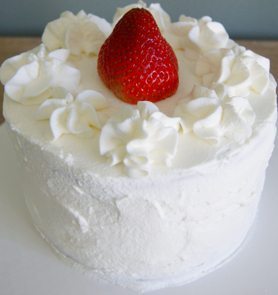Strawberry Chiffon Layer Cake