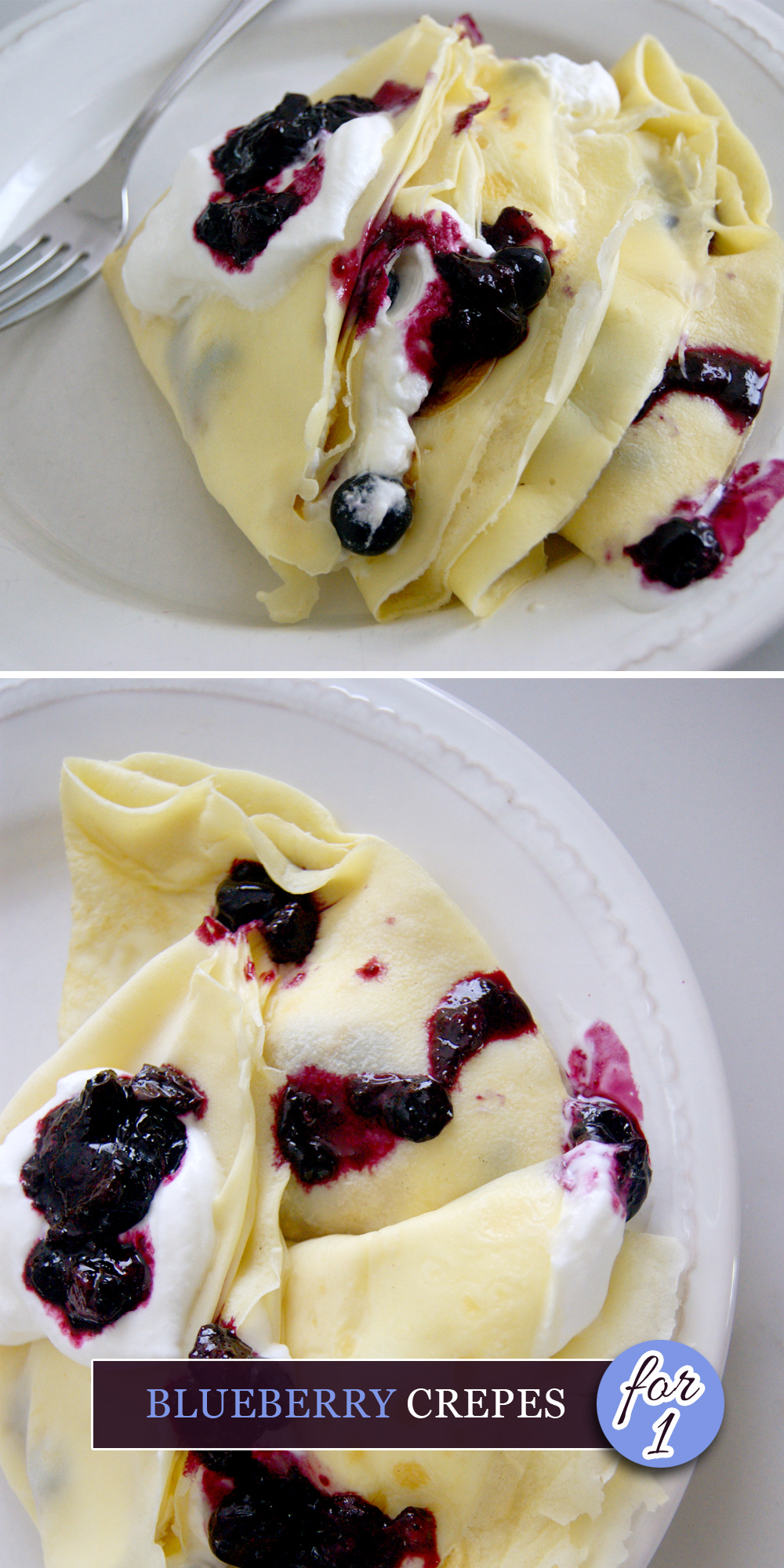 Blueberry Crepes For One – Lady Of The Ladle